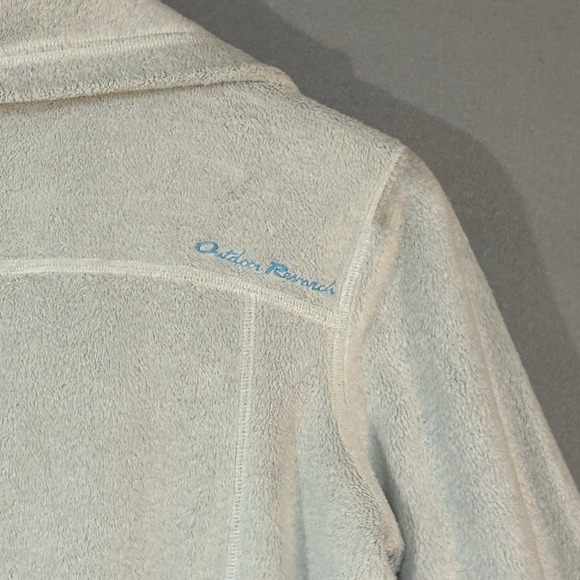 Outdoor Research Fleece Jacket Women's Large Full Zip White - Picture 9 of 11